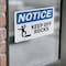Signmission Keep Off Rocks Sign With Symbol, 10 in W x Rectangle, Vinyl Decal OS-2PACK-NS-D-710-L-13828 - alternate 5